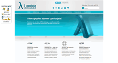 Desktop Screenshot of lambdasi.com.ar