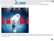 Tablet Screenshot of lambdasi.com.ar